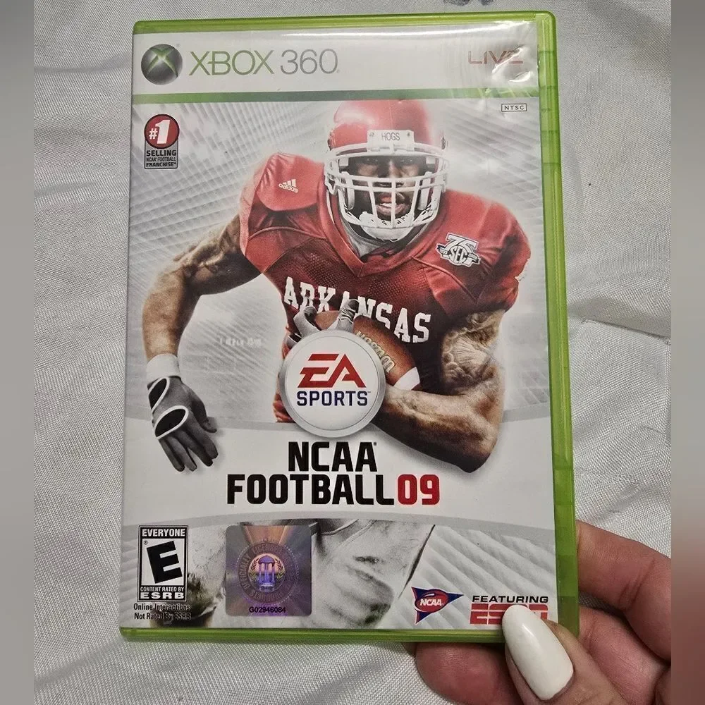 NCAA FOOTBALL 09 (Microsoft Xbox 360, 2008) COMPLETE